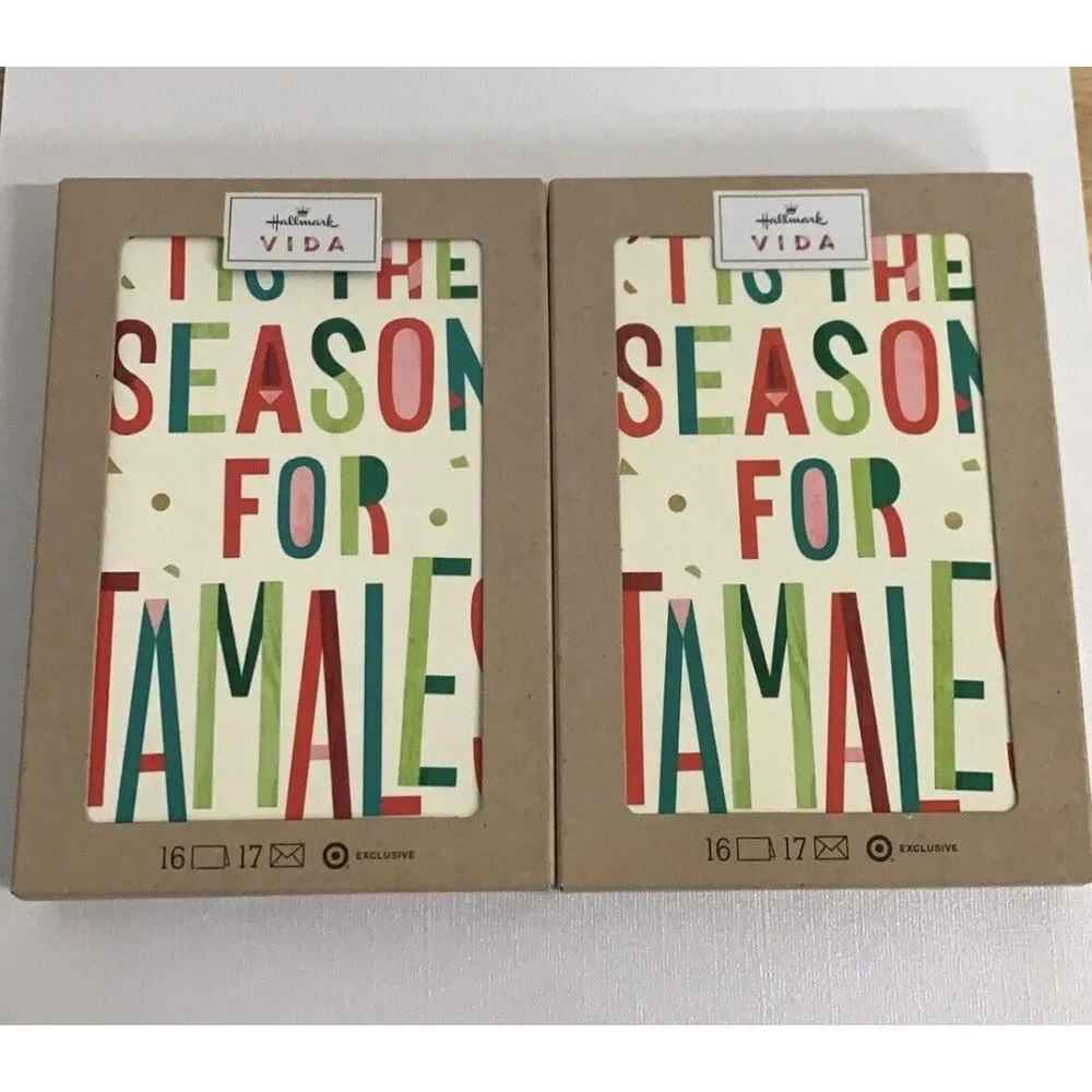 2 Hallmark Vida Christmas Cards  